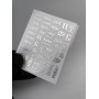 Стикер Dream Nails 3D/Silicone-14 срібло